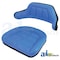 A & I Products Seat Cushion Set, Wrap Around, Blue 18" x18" x10" A-W103BU - alternate 2